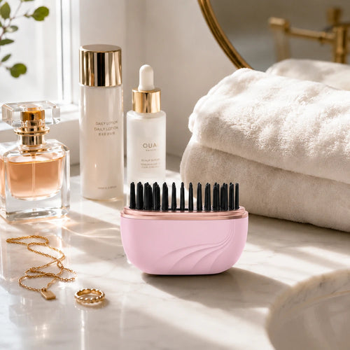 Portable Cordless Hair Straightener Brush